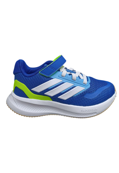 Scarpe sneakers Bambini e ragazzi adidas RUNFALCON  azzurro-giallo-bianco laccio