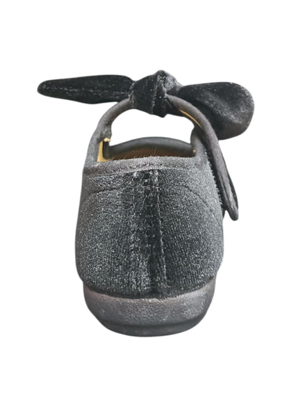Ballerina bambina Vul-Ladi Candy nero velluto velcro elegance style