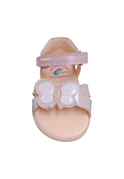 Scarpe sandalo tallonato bambina pablosky durham  cipria velcro