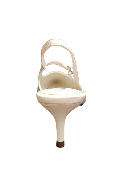 Décolleté donna Nazareno Gabrieli bianco vernice - Eleganza luminosa con elastico