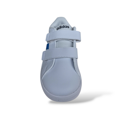 Sneakers bambino Adidas Grand Court bianco celeste sportive
