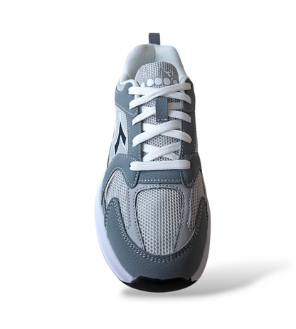 Diadora Alley – Sneakers Ragazzo Grigio Bianco | Scamosciato e Laccio | Taglie 36-39