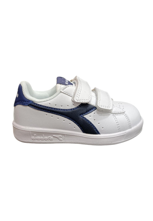 Scarpe sneakers Bambini e ragazzi Diadora GAME  bianco-blue velcro