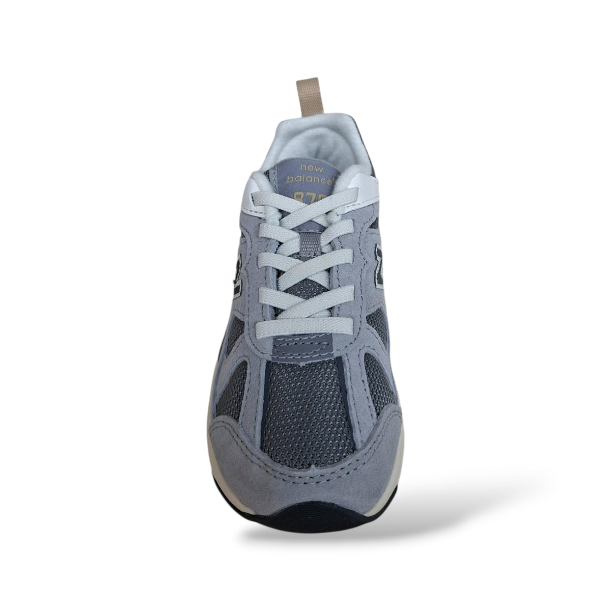 New Balance 878 Sneakers Bambini Ragazzi Grigio Bianco | Taglia 20-35 | Suede Tessuto | Scarpetteria Gica