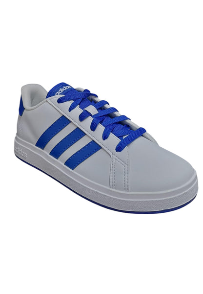 sarpe sneakers Bambini e ragazzi adidas GRAND COURT  bianco laccio