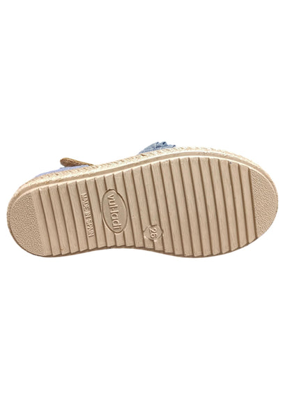 Espadrillas bambina Vul-Ladi Carla jeans tela velcro summer style