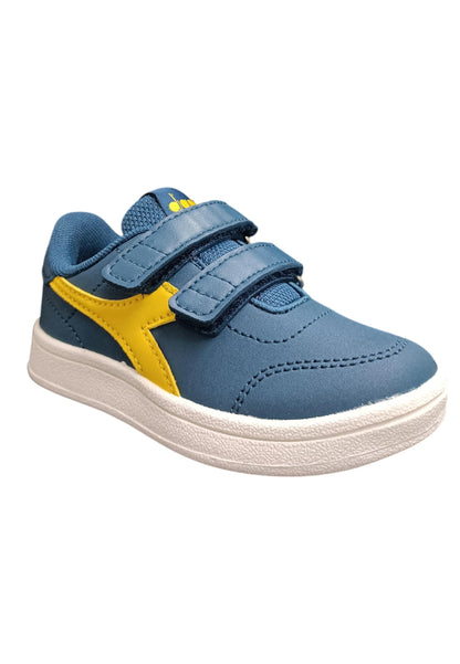 Scarpe sneakers Bambini e ragazzi Diadora bonny  blue-giallo velcro