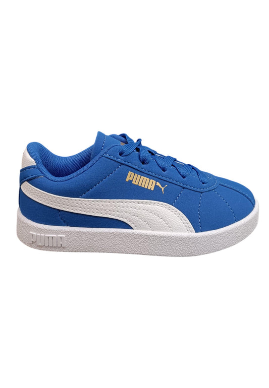 Scarpe sneakers Bambini e ragazzi PUMA CLUB  azzurro-bianco laccio