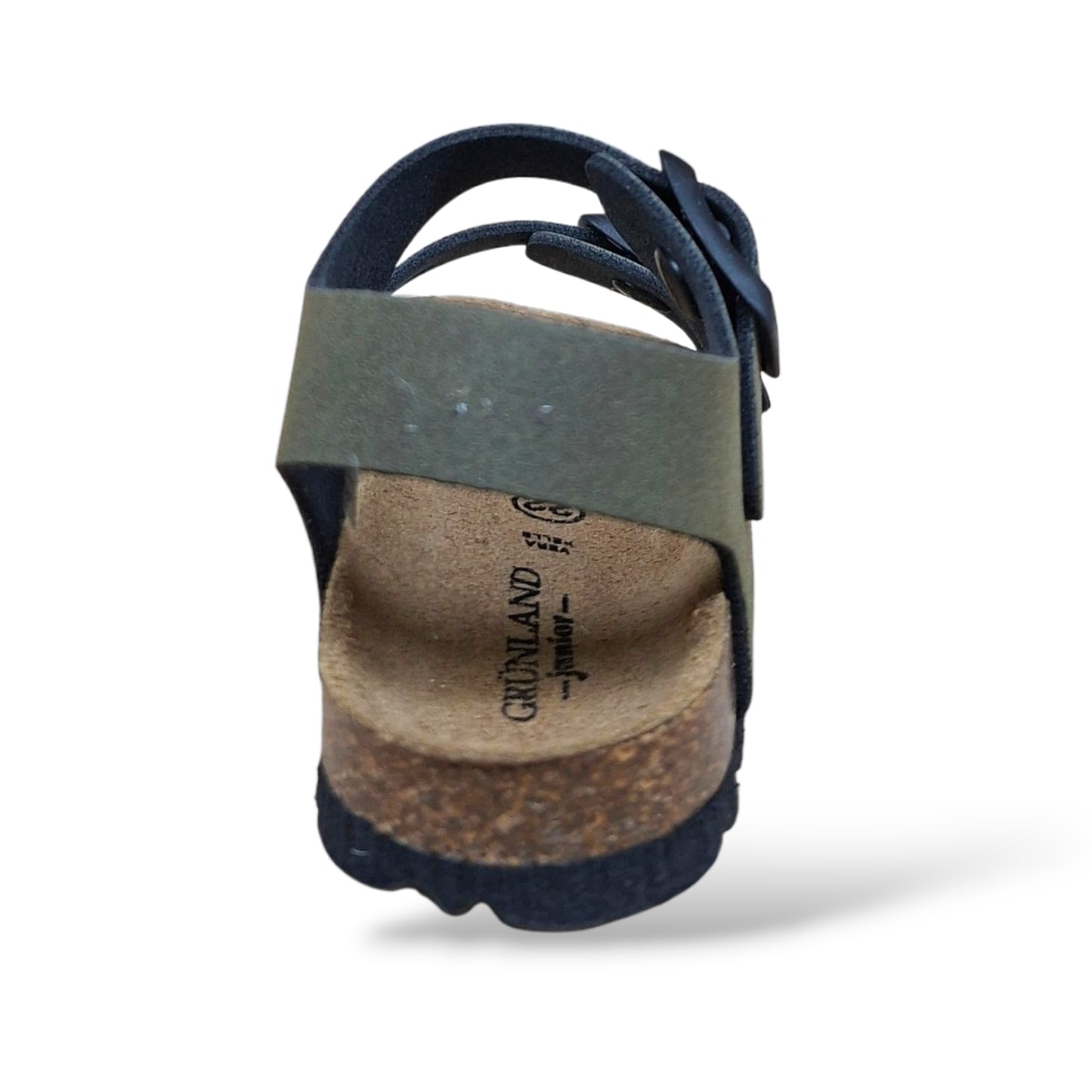 Sandalo Bio Sughero Bambini Grunland Junior Aria Oliva – Primi Passi Fibia EVA