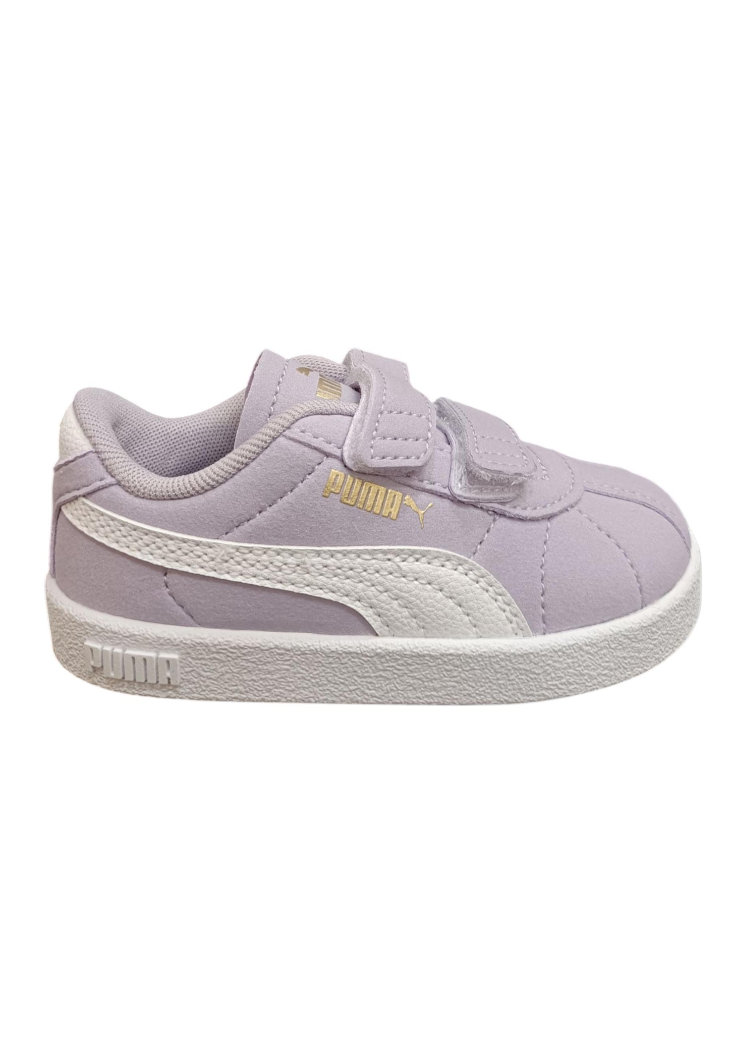 Scarpe sneakers Bambini e ragazzi PUMA CLUB  rosa-bianco velcro