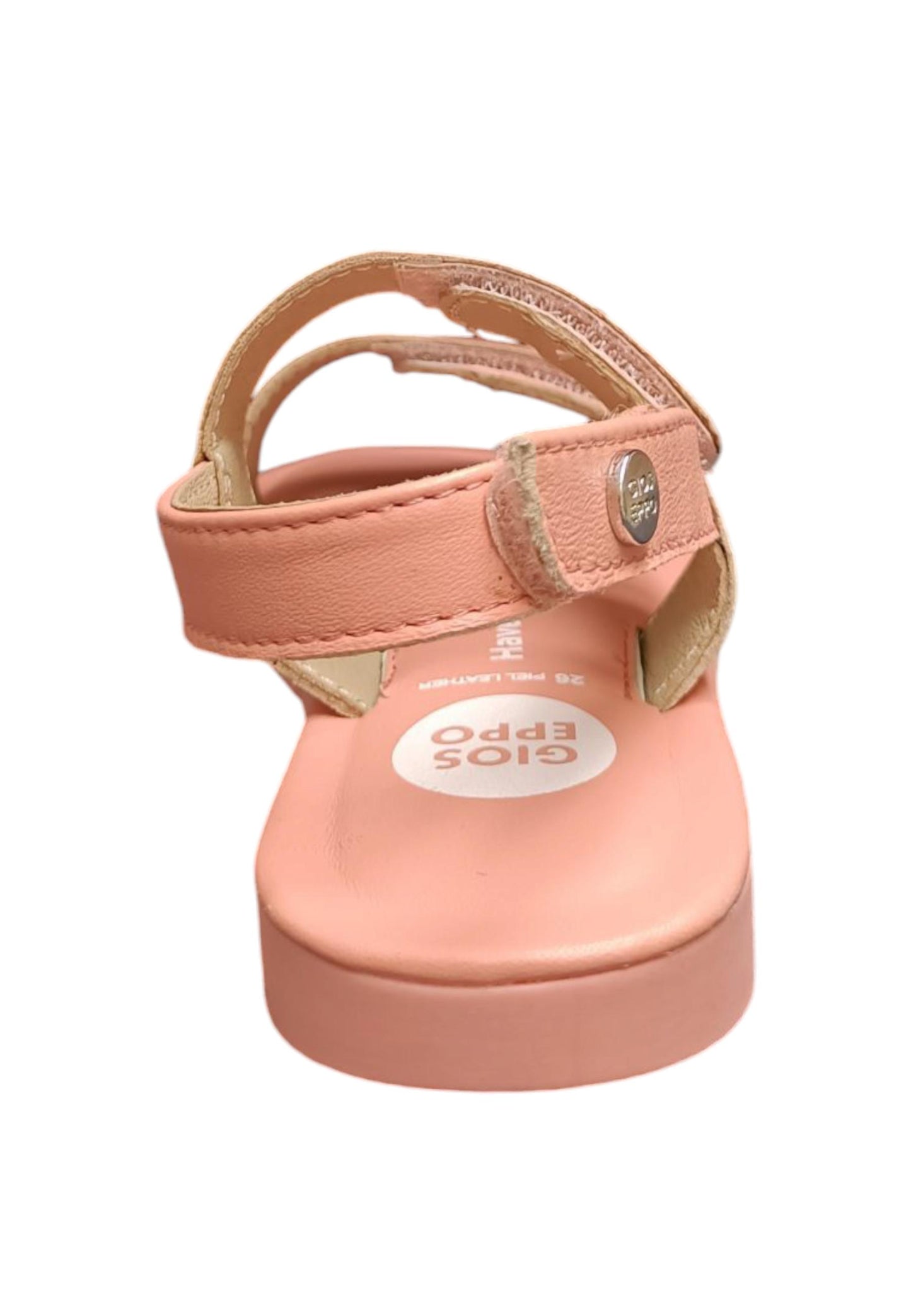 Sandali bambina Gioseppo Rehoboth corallo pelle