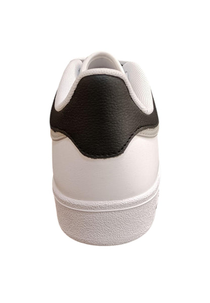 sarpe sneakers Bambini e ragazzi adidas hoops  bianco-nero laccio