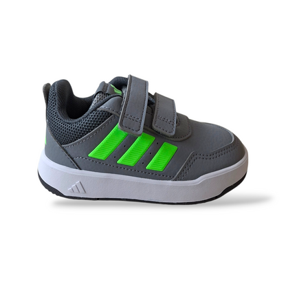 Sneakers bambino Adidas Tensaur Sport grigio verde sportive