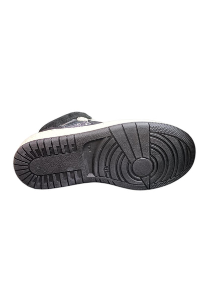 Ciao Junior Snk Sneakers Glitter Bambina Ragazza Bianco Nero Argento - Scarpe Pelle Zip