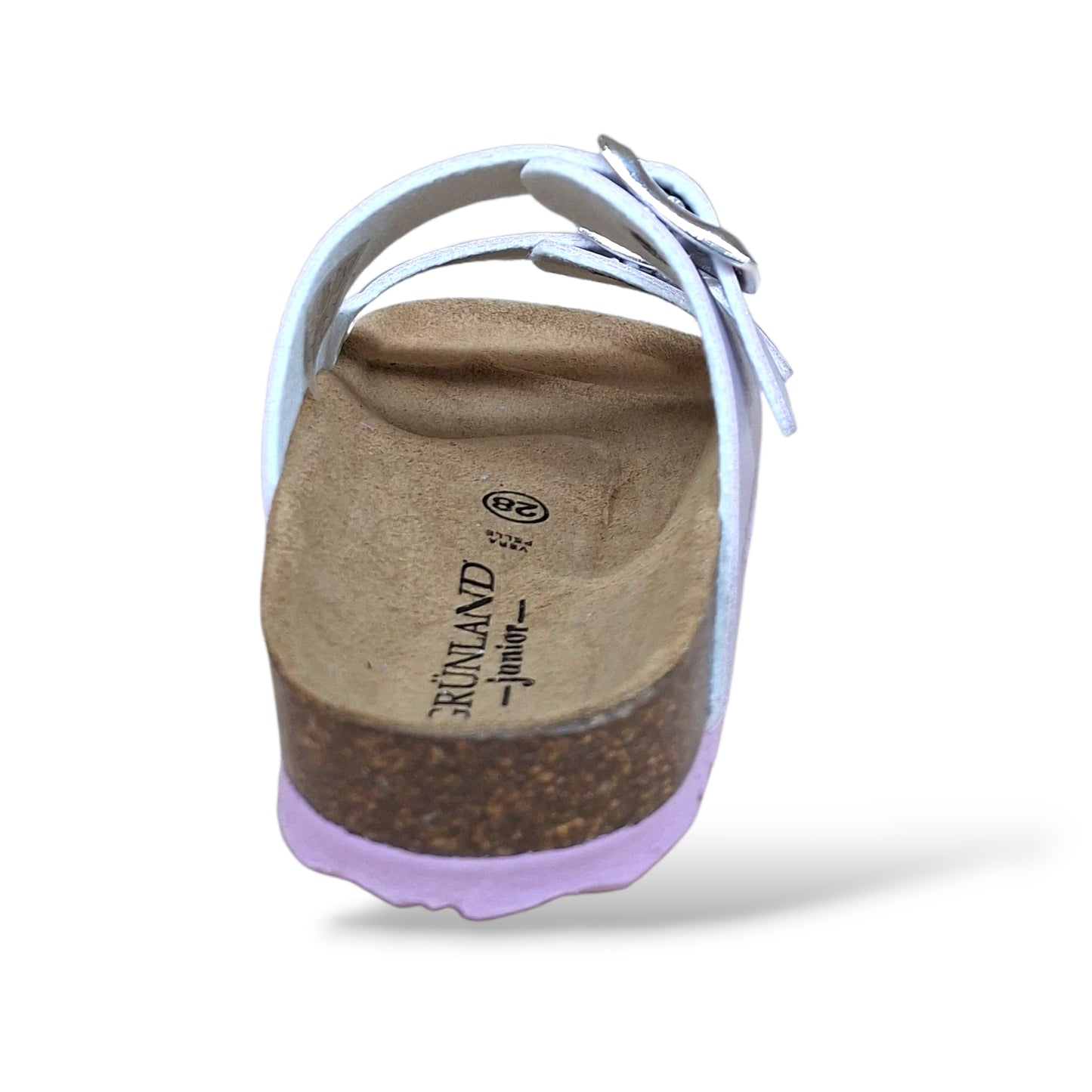Ciabatta Bio Sughero Bambine e Ragazze Grunland Junior Luce Glicine – Sottopiede Sughero EVA
