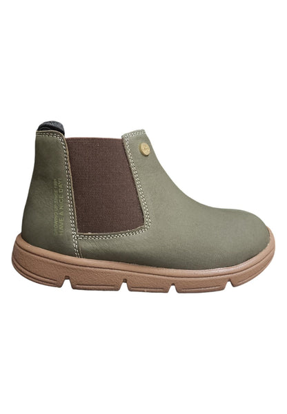 Stivaletto Bambine Gioseppo CIGAND Verde con Zip - Scarpe Nabuk
