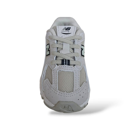 New Balance 530 Sneakers Bambini Ragazzi Beige Bianco | Taglia 20-40 | Pelle Tessuto | Scarpetteria Gica