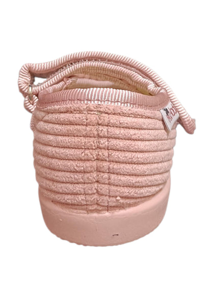 Ballerina bambina Vul-Ladi Candy rosa velluto velcro elegance style