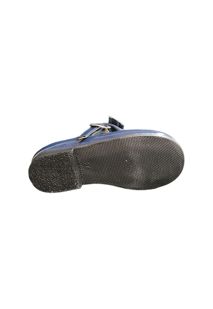 Ballerina bambino Panyno B2601 blu vernice fibbia fiocco estraibile elegance