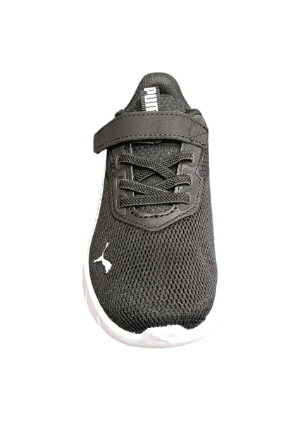 Sneakers bambino Puma Flex Focus nero bianco tessuto - Leggerezza sportiva con chiusura pratica