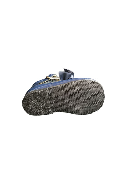 Ballerina primi passi Panyno B1528 blu vernice fibbia fiocco estraibile