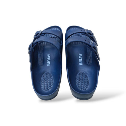 Ciabatta PVC Mare Piscina Biojay Bio 1468 Blue – Fibia Unisex Bambini Ragazzi Adulti Taglia 30-45