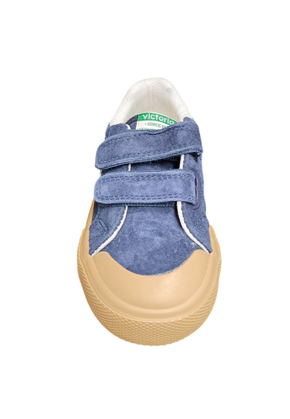Scarpe sneakers Bambini e ragazzi Victoria tribu blue-verdone velcro