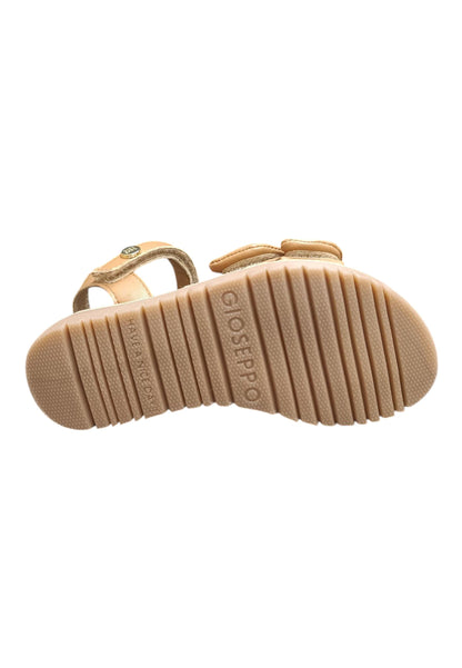 Sandalo bambina Gioseppo Wareham cuoio pelle velcro comfort elegance