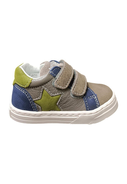 Scarpe sneakers Unisex bambini balocchi MINI  grigio-blue-verdone velcro