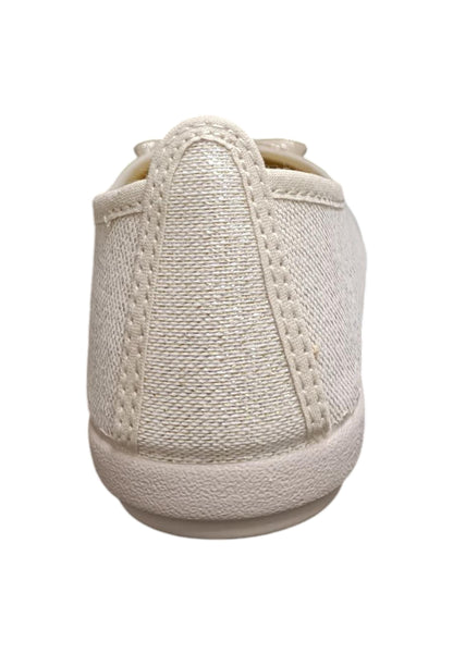 Ballerina bambina Vul-Ladi Candy bianco tela elastico comfort style