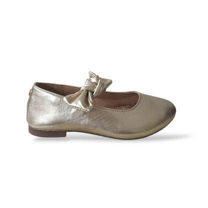 Ballerine-bambina-Gioseppo-Errol-platino-pelle-maxi-fiocco-laterale-Scarpetteria-Gica-Trani
