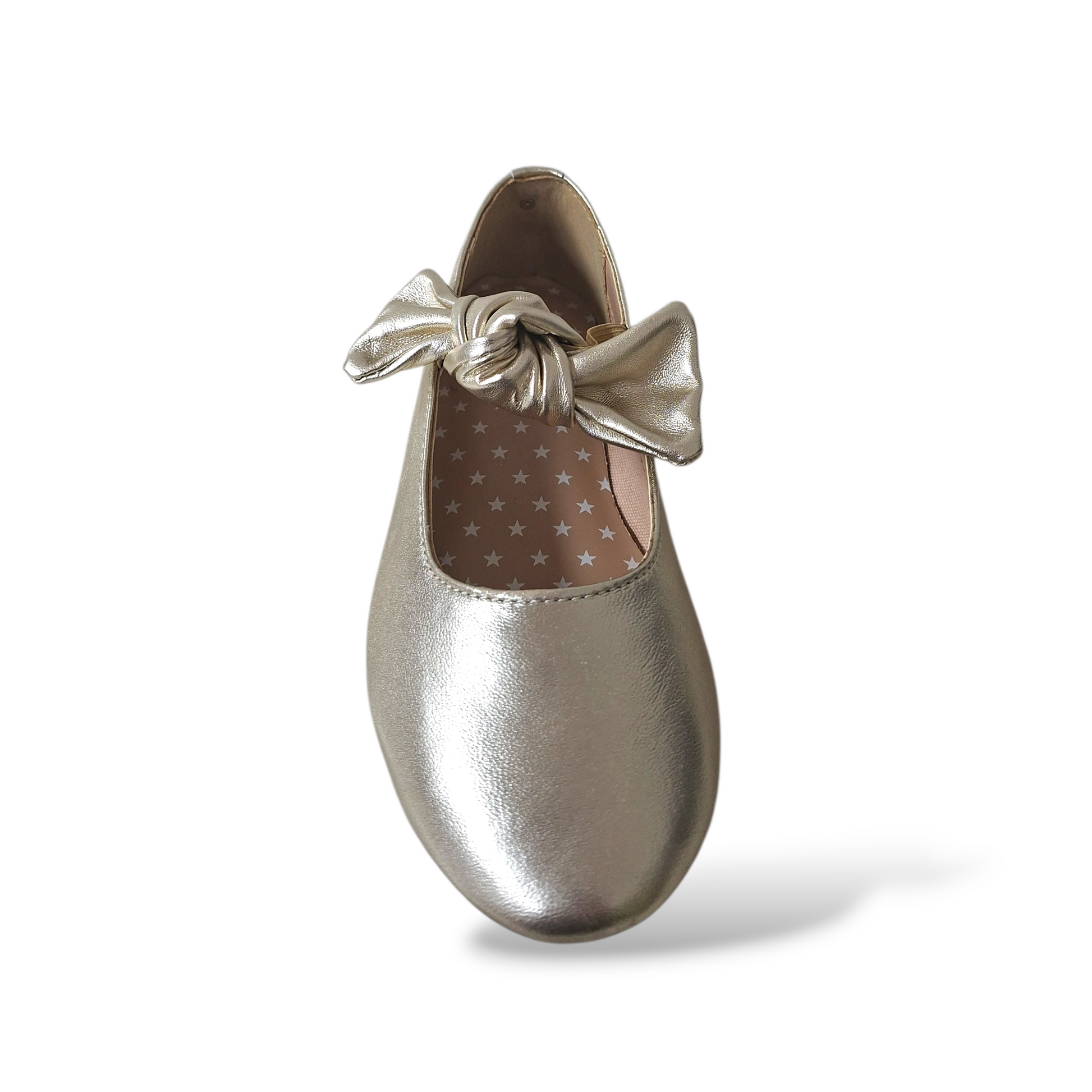 Scarpe-platino-bambina-Gioseppo-Errol-comunione-festa-fiocco-laterale-Scarpetteria-Gica-Trani
