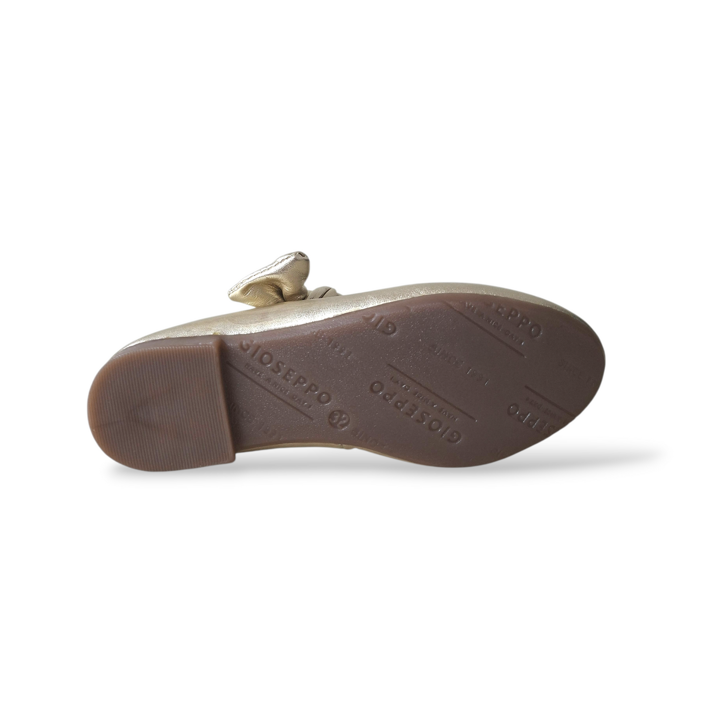 Calzature-eleganti-bambina-primavera-estate-2026-Gioseppo-Errol-platino-Scarpetteria-Gica-Trani
