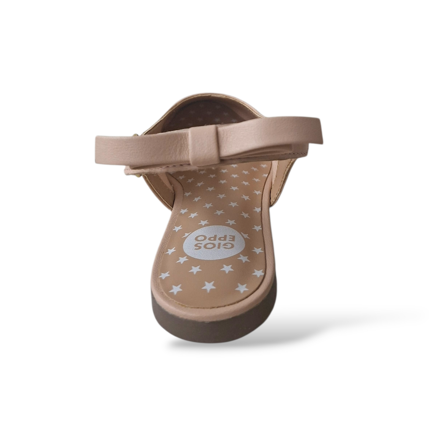 Ballerine-cerimonia-bambina-Gioseppo-Bagley-pelle-cipria-nude-velcro-Scarpetteria-Gica-Trani
