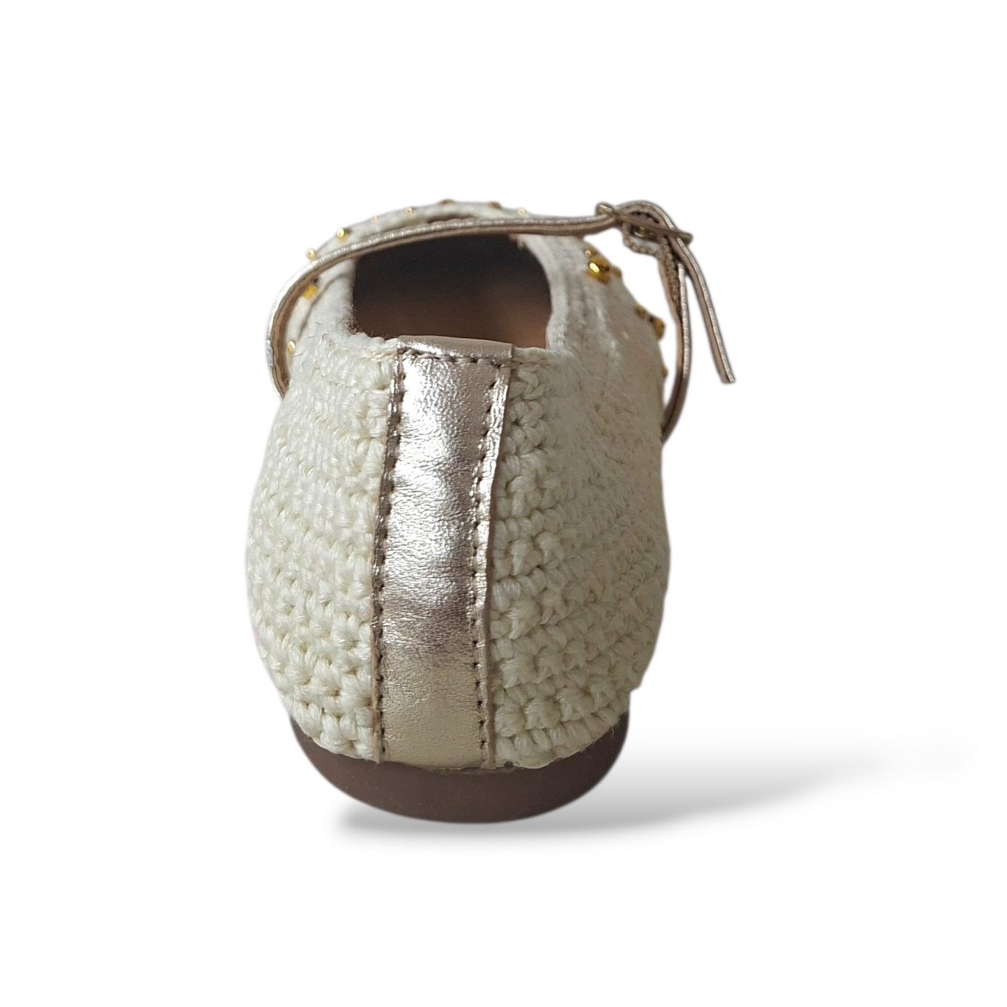Ballerine-artigianali-bambina-Gioseppo-Rubicon-beige-platino-borchie-Scarpetteria-Gica-Trani
