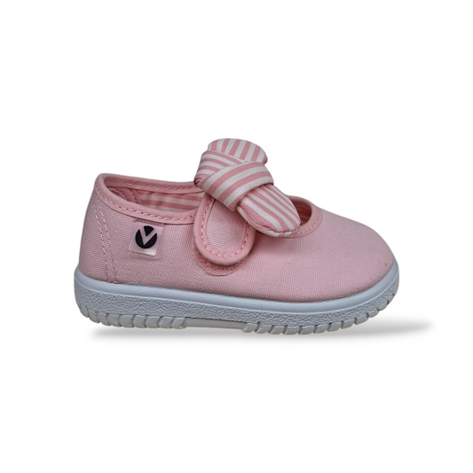 Ballerine bambina bianco rosa Victoria Ojalá Scarpetteria Gica Trani
