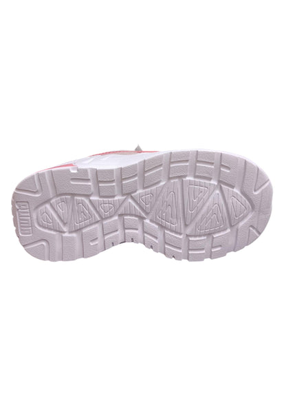 sarpe sneakers Bambine e ragazze PUMA TRINITY  bianco-rosa laccio elastico e velcro