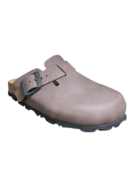Scarpe ciabatta Bambini e ragazzi Grunland Junior 0716  TESTA DI MORO fibia