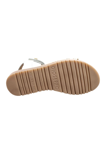 Sandali Bambina GIOSEPPO LEMINGTON 75343 – Pelle Bianca | Velcro a Strappo per una Calzata Rapida e Sicura