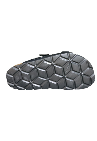Scarpe ciabatta Bambini e ragazzi Grunland Junior 0739  NERO fibia