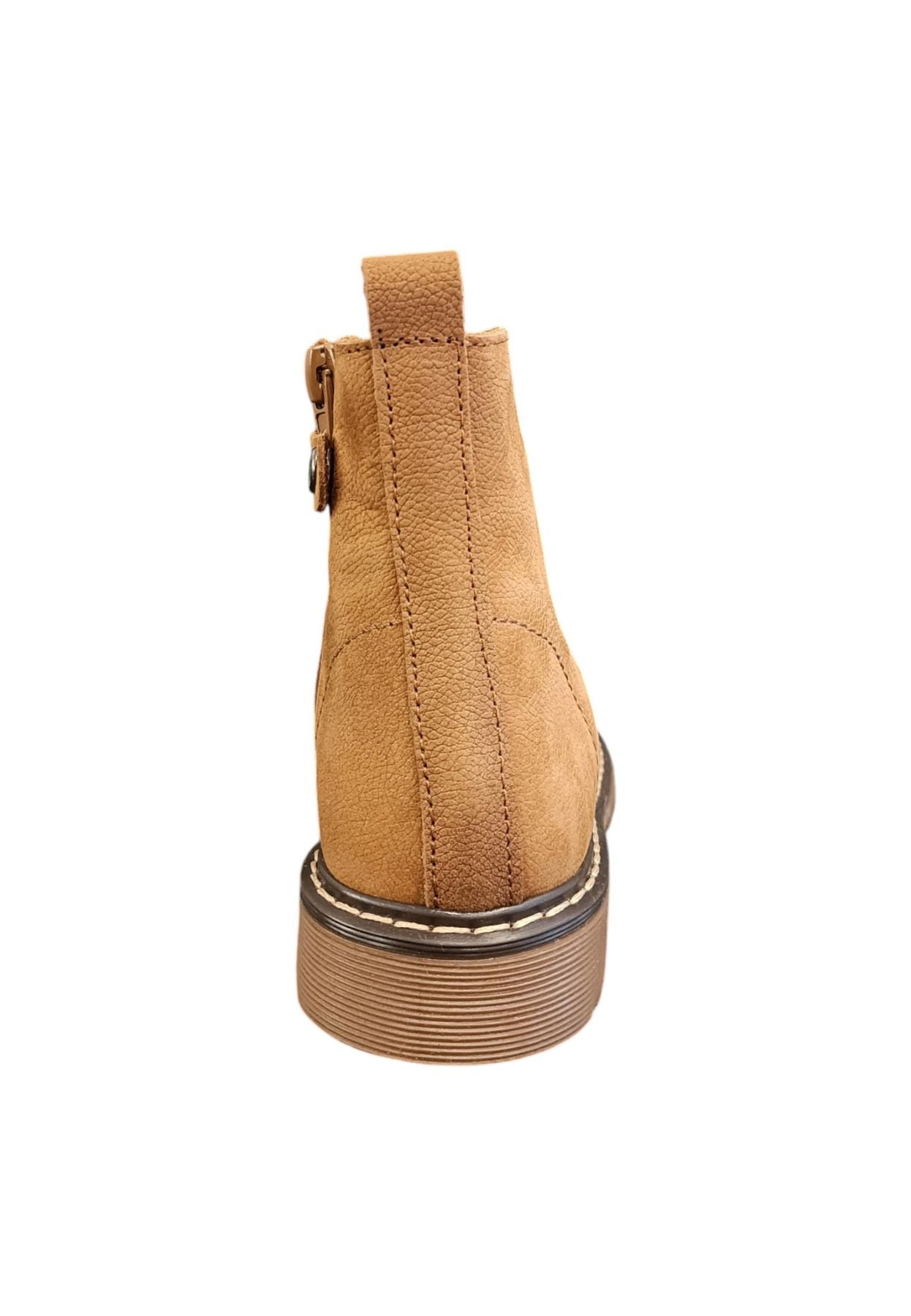 Anfibio bambino Platis P1196 tabacco suede zip laterale urban style