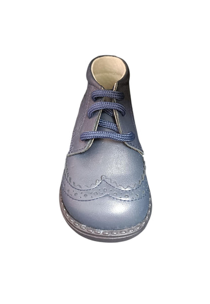 Scarpe inglesino scarpa elegante Bambini panyno B2920 blue laccio