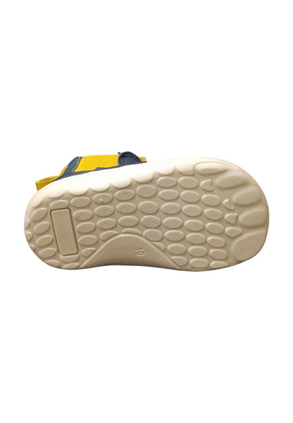 Stivaletti bambino Balducci Cita blu giallo pelle - Primi passi Made in Italy