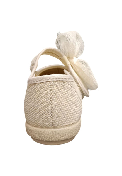 Ballerina bambina Vul-Ladi Candy beige tela velcro comfort style