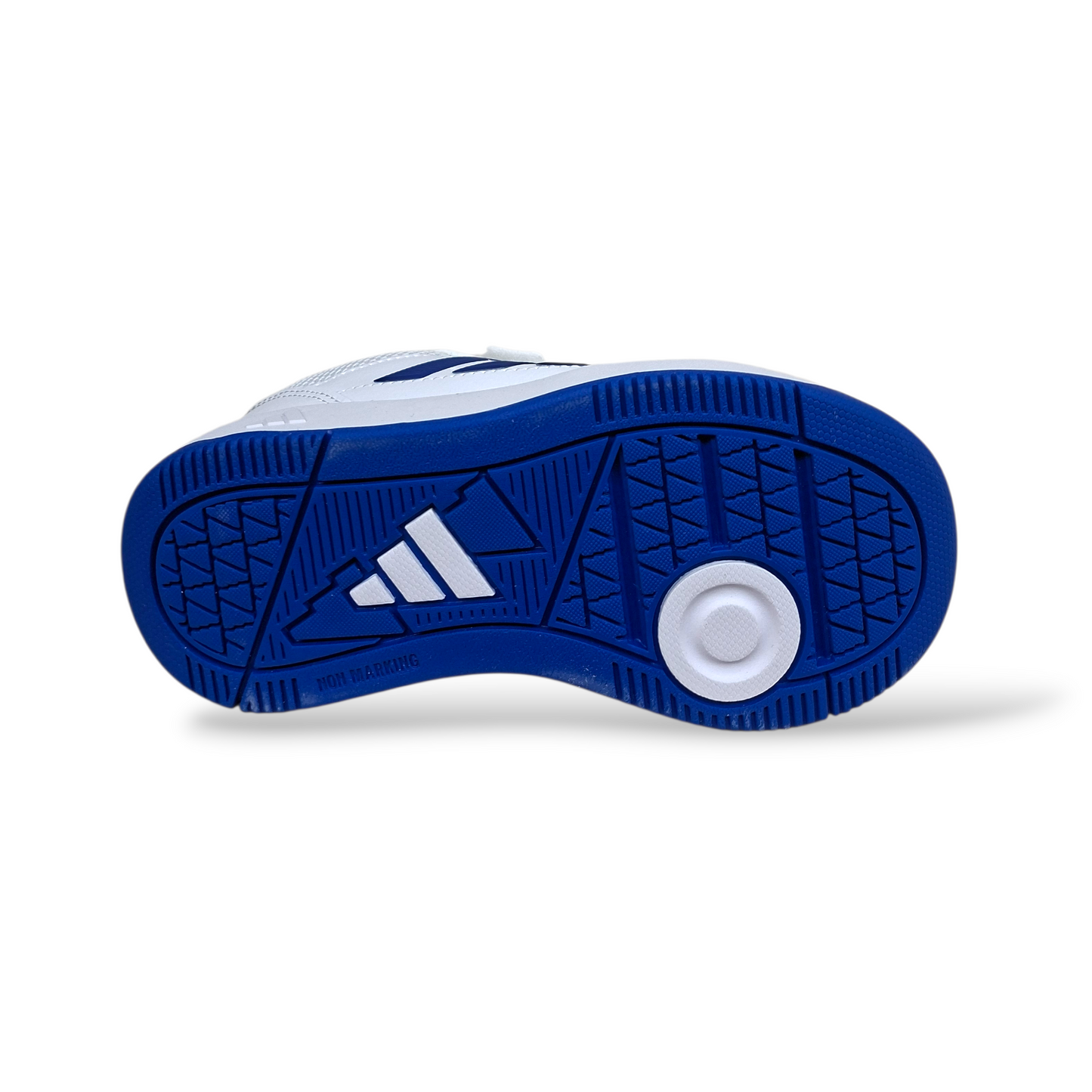 Sneakers bambino Adidas Grand Court 3.0 bianco celeste pelle