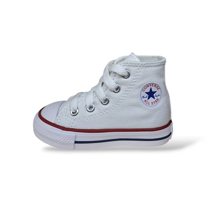 Converse-Chuck-Taylor-bianche-bambino-ragazzo-tela-laccio-carry-over-Scarpetteria-Gica-Trani
