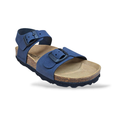 Sandalo Bio Sughero Bambini e Ragazzi Grunland Junior Luce Blu – Fibia Sottopiede Sughero EVA Unisex