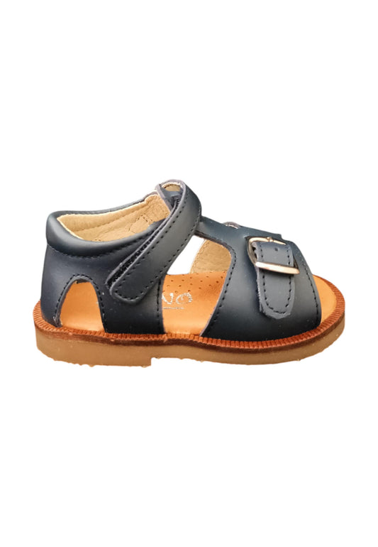 Scarpe sandalo tallonato Bambini panyno HORMA  blue velcro