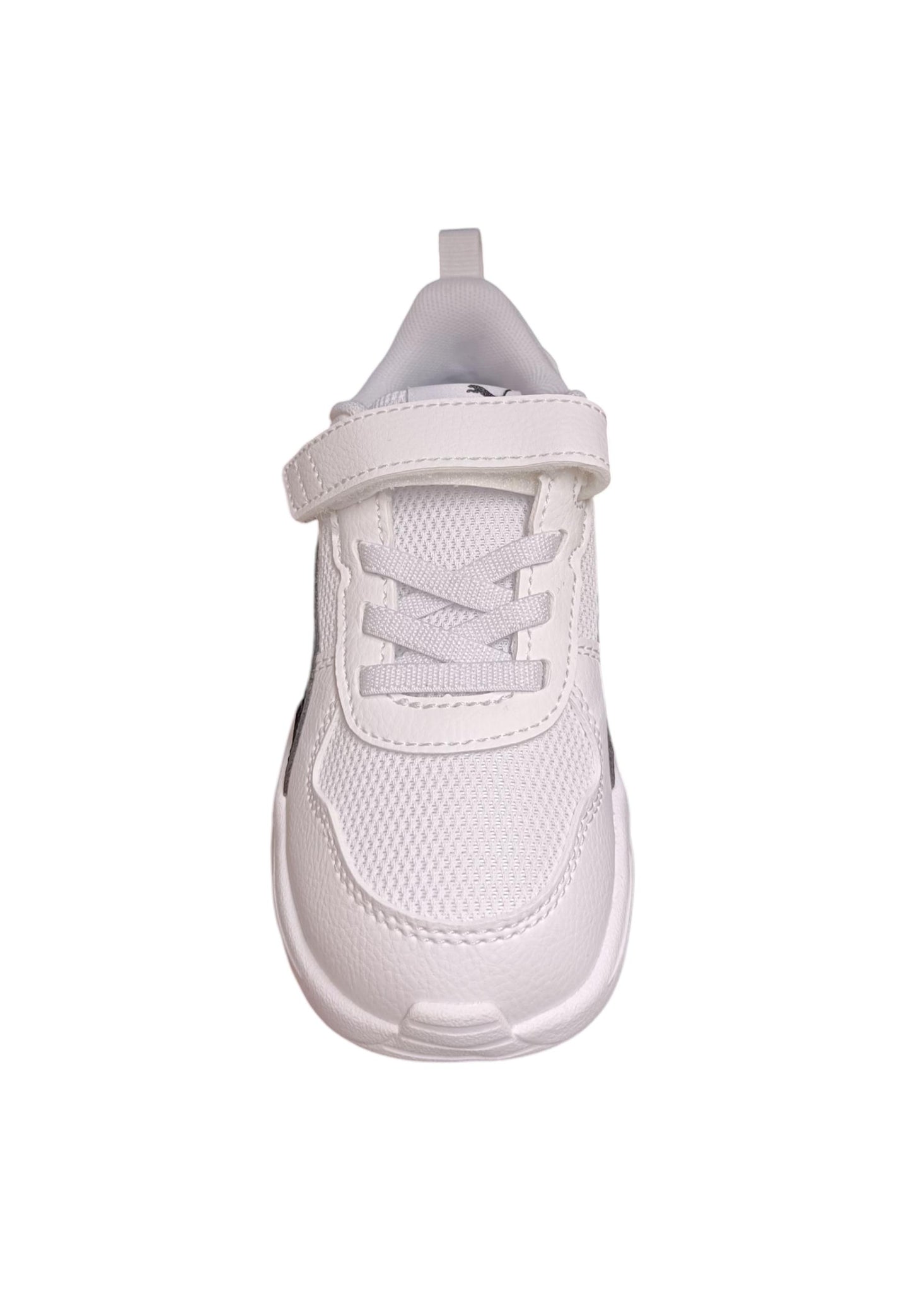 sarpe sneakers Bambini e ragazzi PUMA TRINITY  bianco-nero laccio elastico e velcro