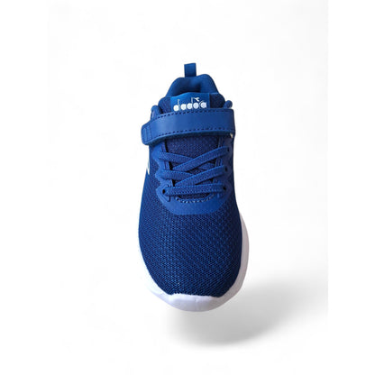 scarpe-scuola-bambino-Diadora-Evo-Run-blu-bianco-primavera-estate-2026-Scarpetteria-Gica-Trani
